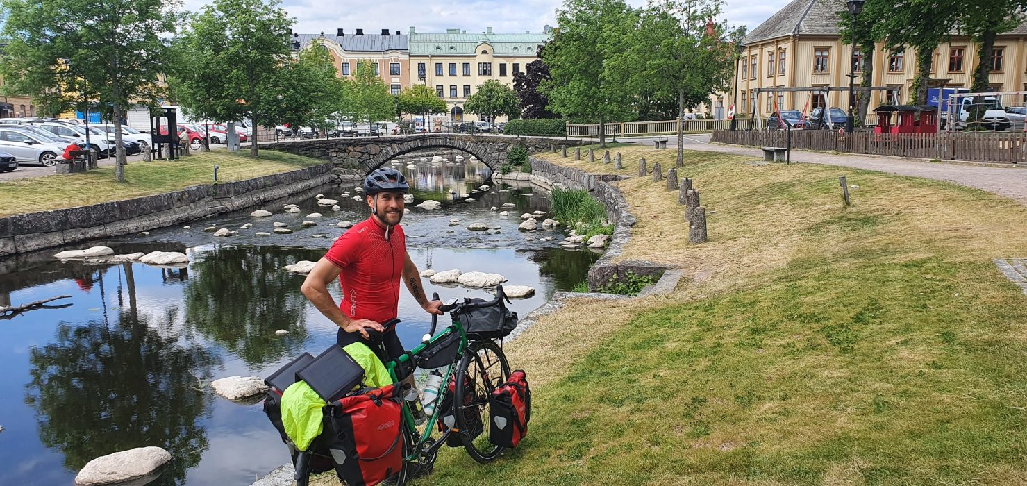 Carl Thorshag började cykla när han slutade flyga för några år sedan.