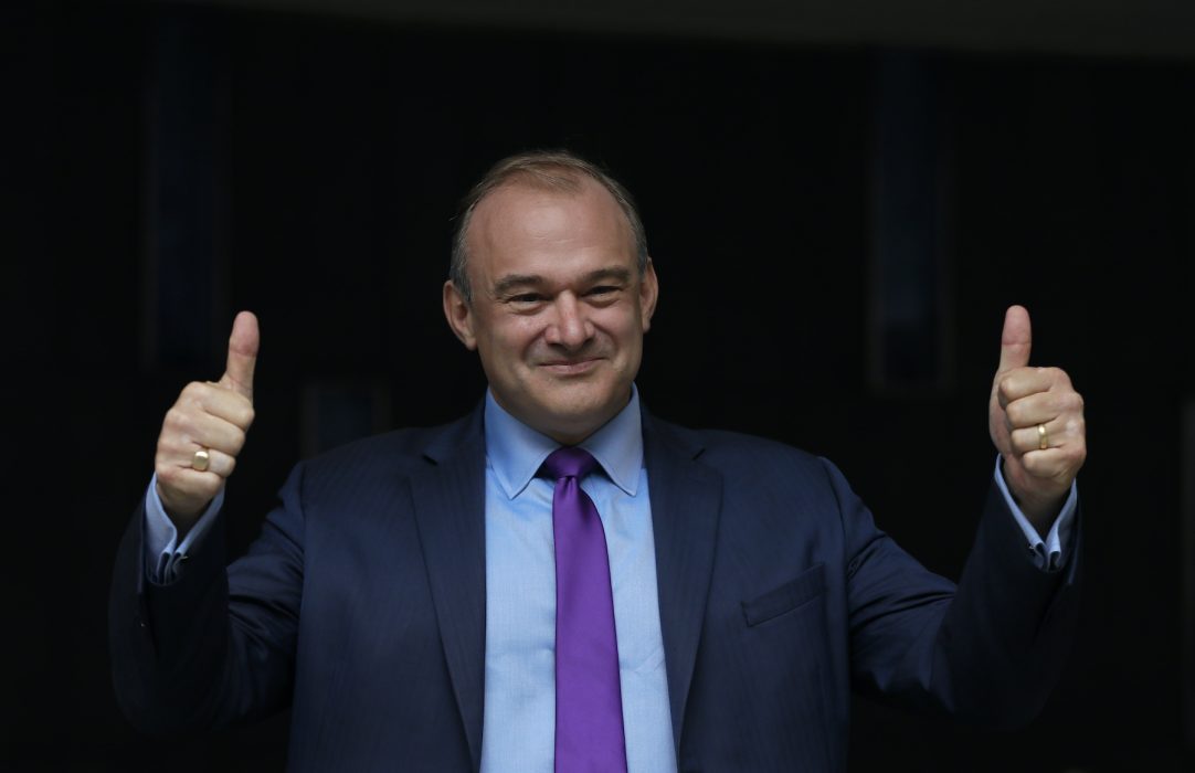 Liberaldemokraternas partiledare Ed Davey hade skrivit motionen om basinkomst, som partiet nu röstade igenom.