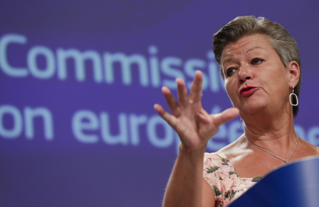 EU:s inrikeskommissionär Ylva Johansson.
