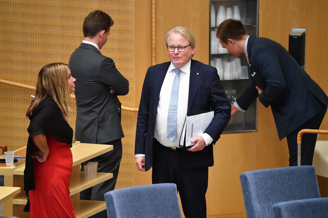 Försvarsminister Peter Hultqvist.