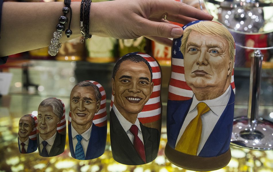 Amerikanska presidenter som ryska dockor – inte så könsneutrala.