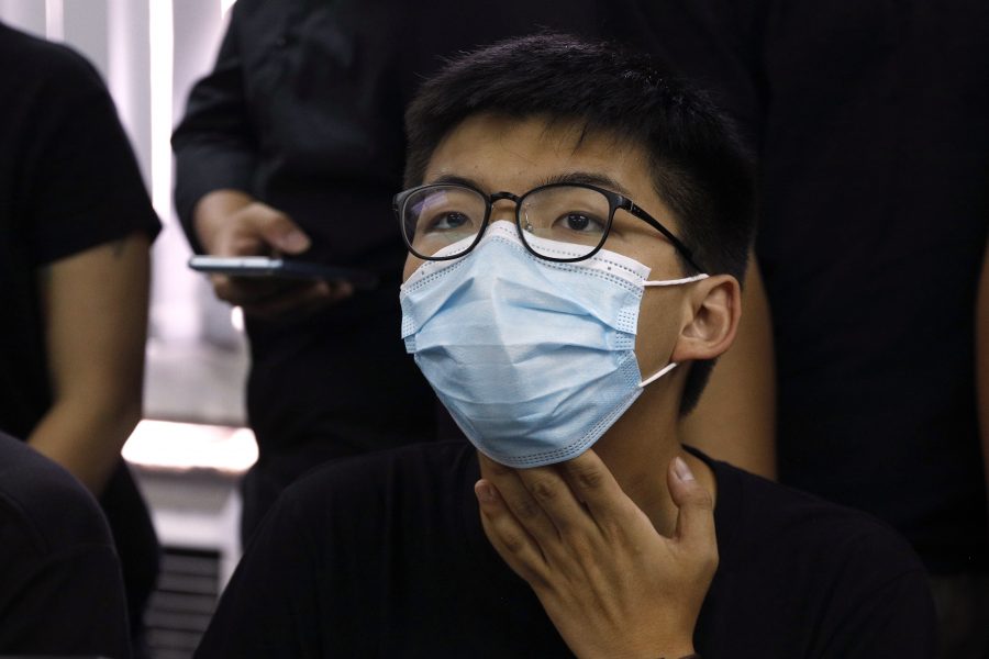 Joshua Wong är en av de mest framträdande demokratiaktivisterna i Hongkong.