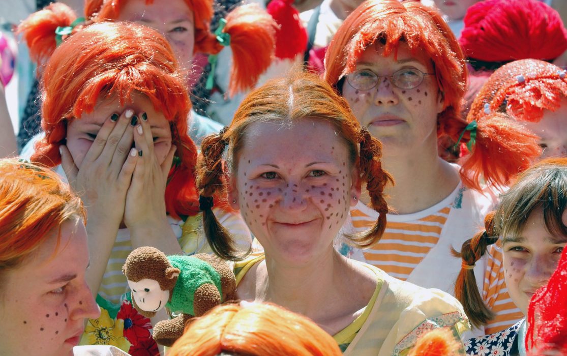Pippi Långstrump-tävling i Tyskland.