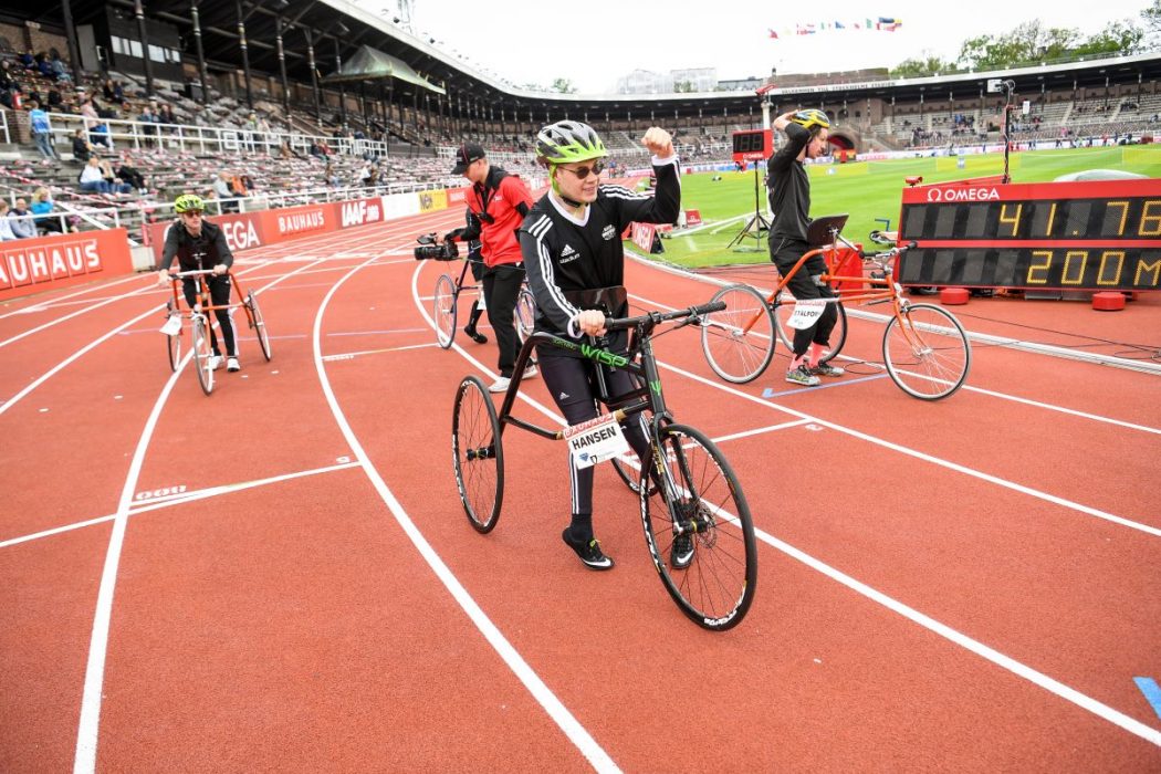 Racerunning är en av många parasporter som man kan hitta i Sverige.