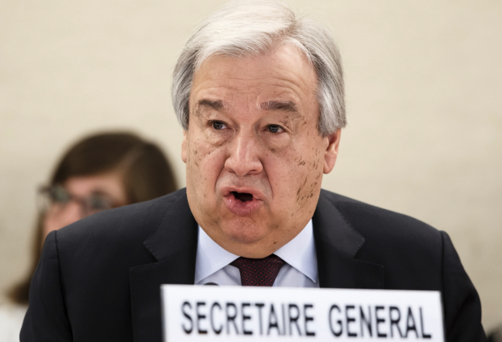 FN:s generalsekreterare António Guterres.