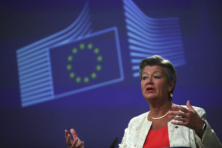 EU:s inrikeskommissionär Ylva Johansson.