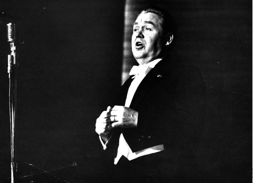 En av Jussi Björlings sista konserter, i Stockholm augusti 1960.