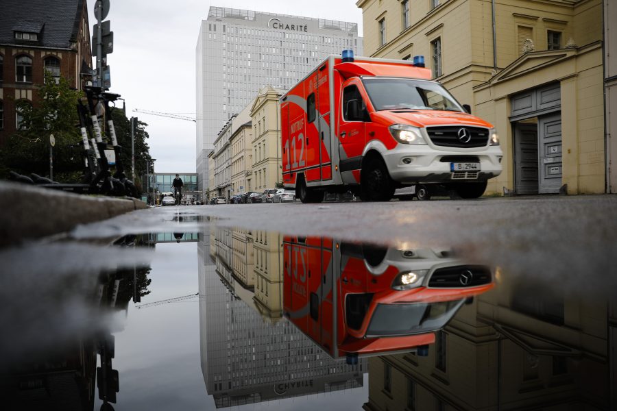 Sjukhuset i Berlin där Aleksej Navalnyj vårdas.