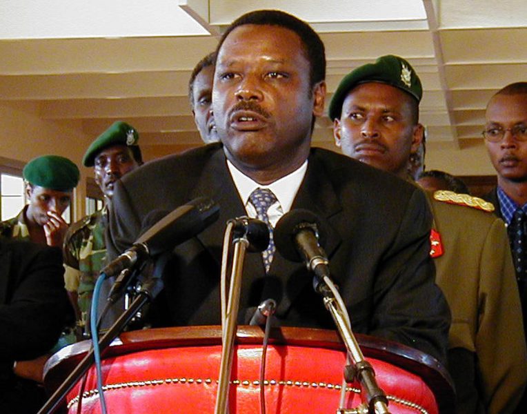 Burundis före detta president Pierre Buyoya döms till livstids fängelse i sin frånvaro.