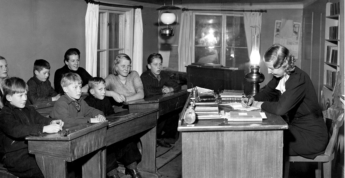 Året är 1838 och det är fortfarande fyra år kvar till skolplikten.