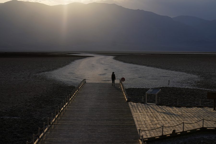 Death valley i Kalifornien, där temperaturer på över 54 grader uppmätts i år.