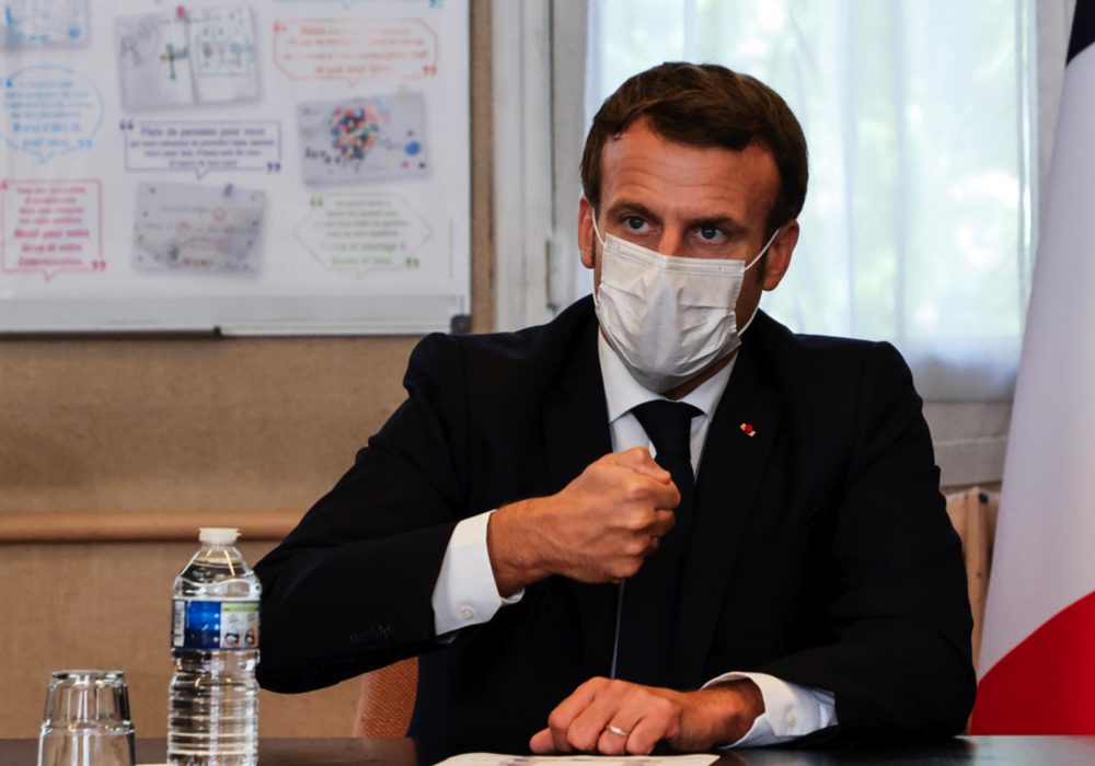 Frankrikes president Emmanuel Macron.