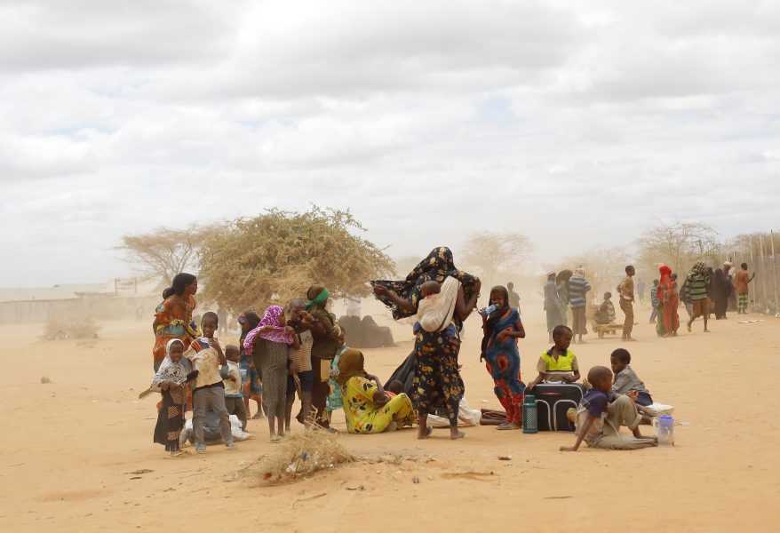 Arkivfoto från östra Kenya år 2011, dit många Somalier tog sig efter att en svår torka drabbat deras land, med tiotusentals döda och svält som följd.