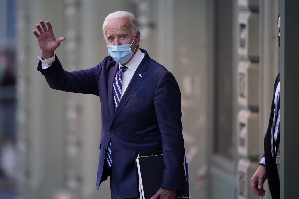 USA:s tillträdande president Joe Biden i tisdags.