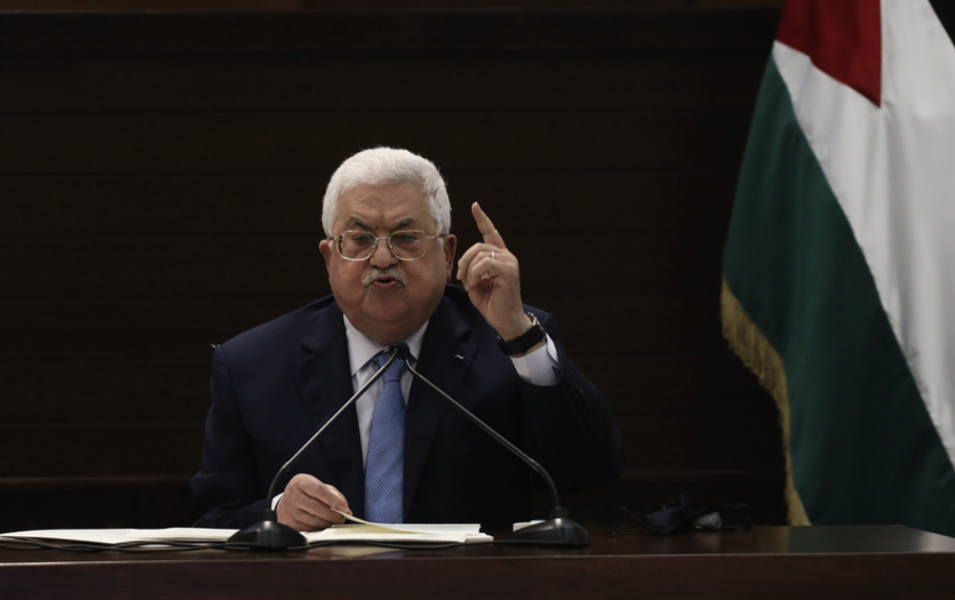 Den palestinske presidenten Mahmoud Abbas.