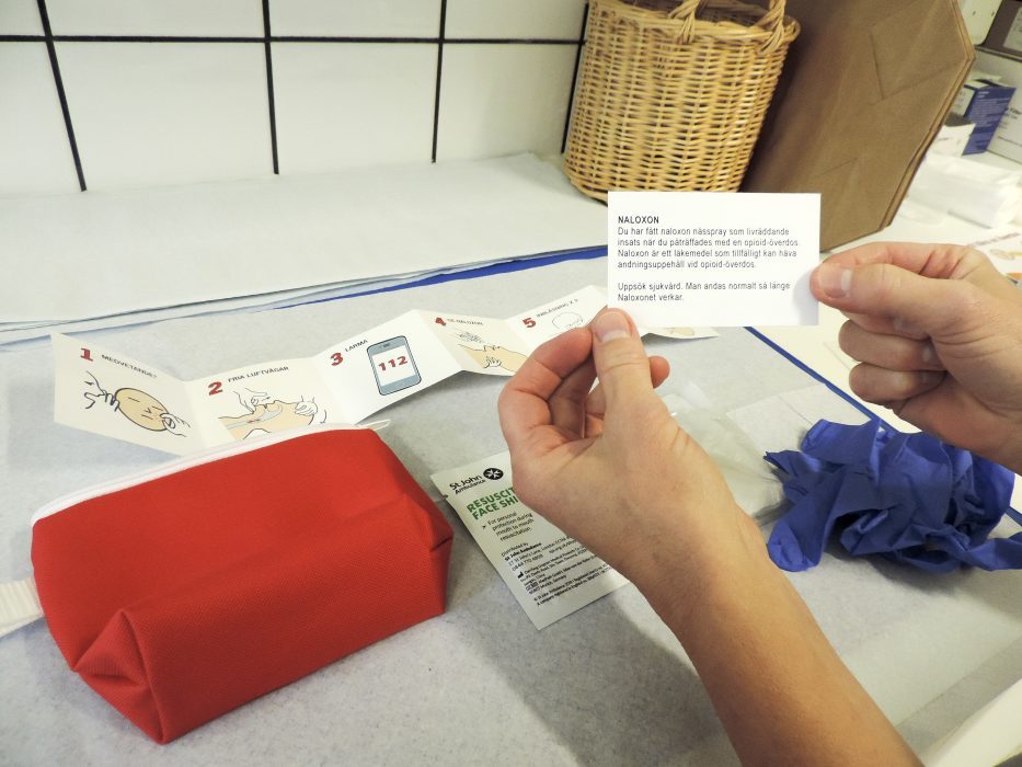 Lapp i naloxon-kitet: ”Du har fått naloxon nässpray som livräddande insats när du påträffades med en opioid-överdos