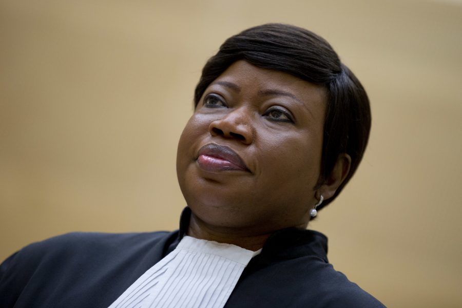 Åklagaren Fatou Bensouda vid Internationella brottsmålsdomstolen (ICC).