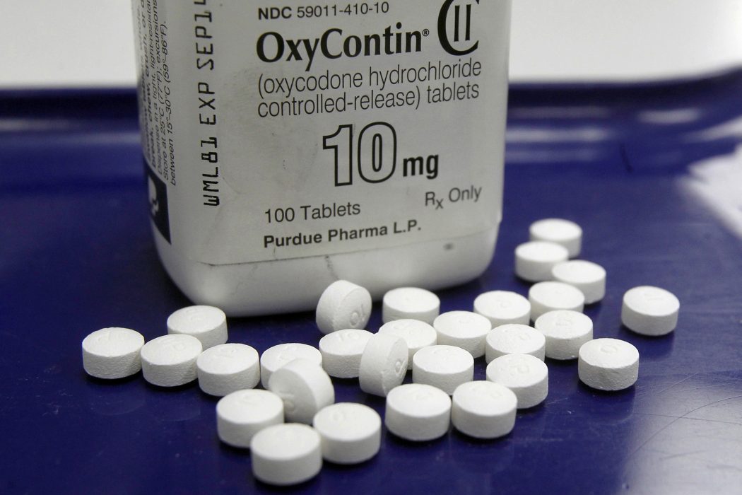 Det smärtstillande läkemedlet Oxycontin.