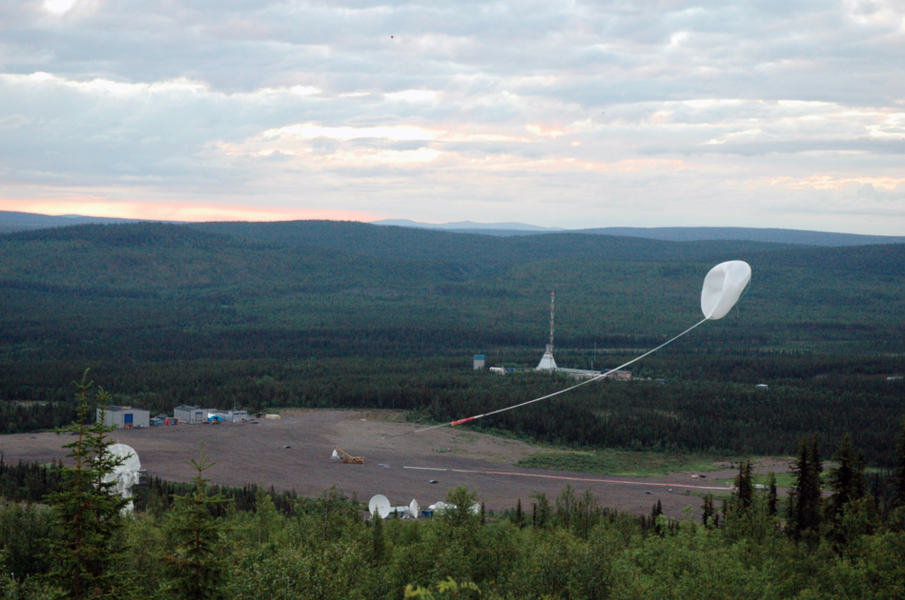 Flera tidigare experimentballonger har skickats upp från Esrange i forskningssyfte.
