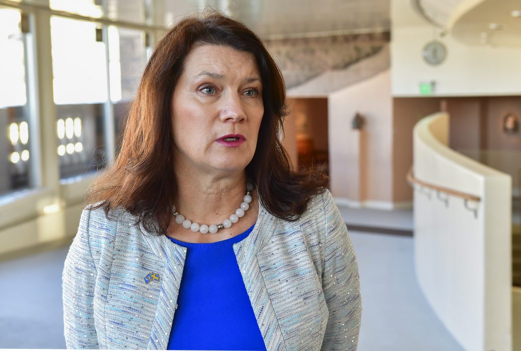 Utrikesminister Ann Linde (S).