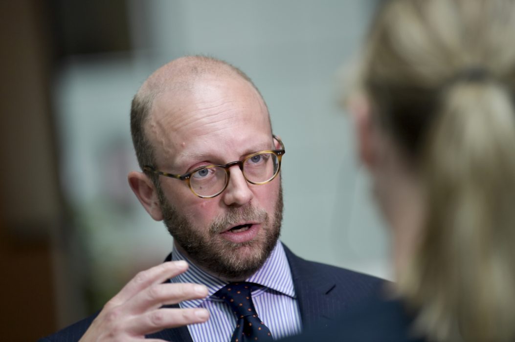 Åklagaren Henrik Olin säger att de två männen som åtalas för mordbrand hade ett ideologiskt motiv.