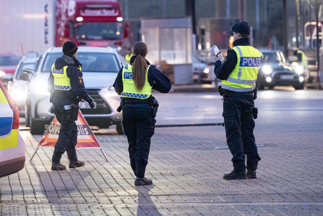 Köer uppstod på onsdagen vid passkontrollen på den svenska sidan om Öresund.