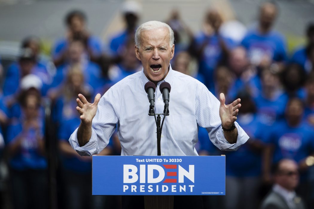 Förre vicepresidenten Joe Biden kampanjar i maj i år för att blir USA:s president