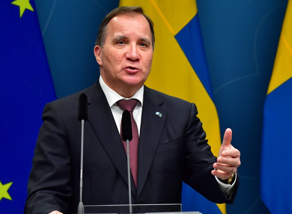 Statsminister Stefan Löfven (S) fick se en kraftig uppgång för Socialdemokraterna i SCB:s majundersökning.