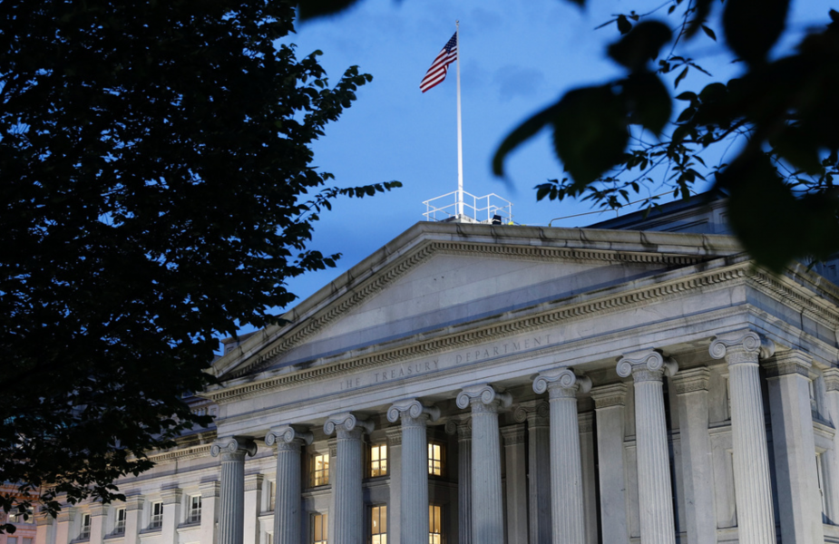 Det amerikanska finansdepartementet är en av de myndigheter som angripits.