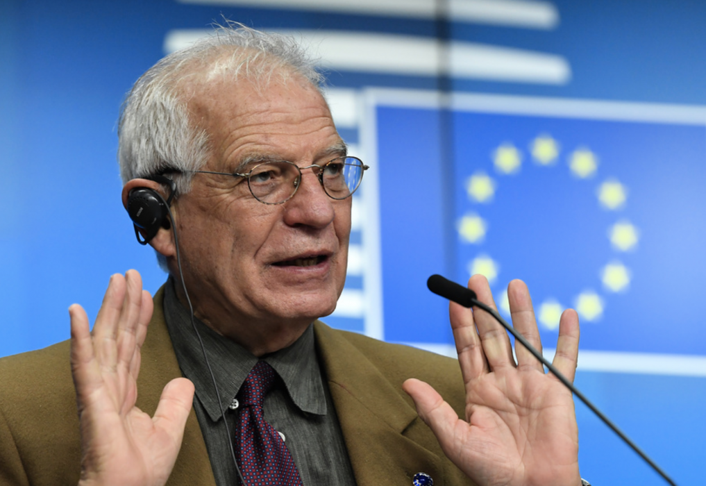 EU:s utrikeschef Josep Borrell skulle ha hållit ett anförande vid den uppskjutna konferensen.