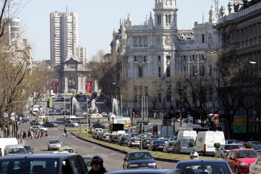 Madrid är en av de städer i Europa där halten av kvävedioxid är som allra högst.