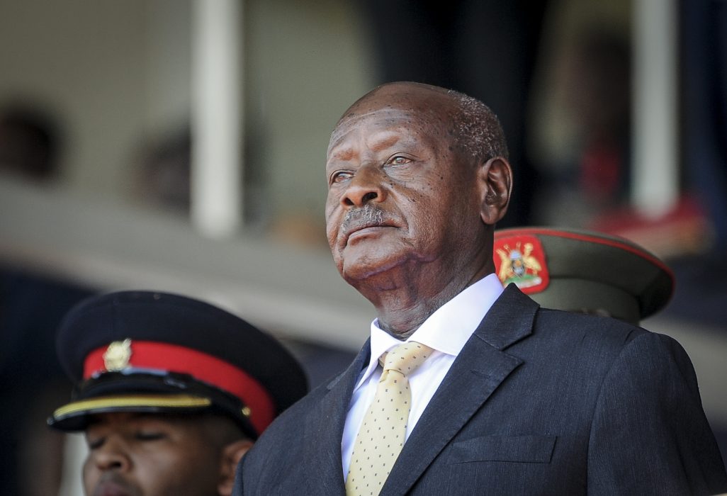 Ugandas president Yoweri Museveni har utropats till vinnare i valet.