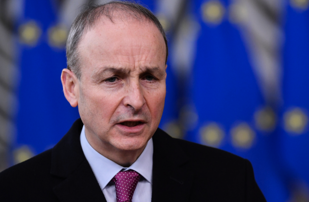 Irlands premiärminister Micheál Martin.