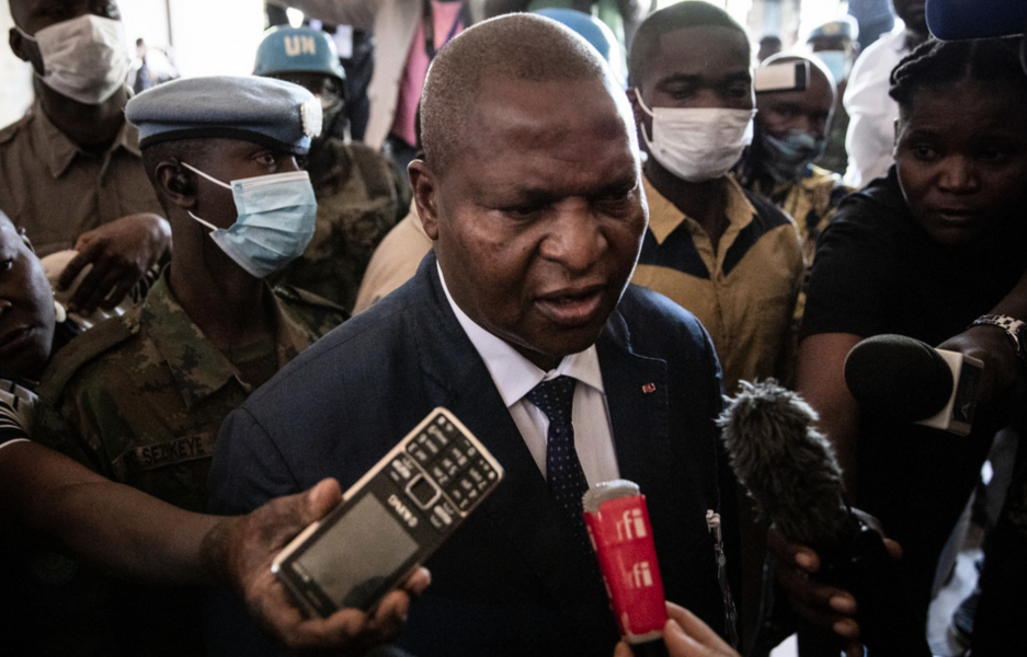 Faustin-Archange Touadéra har blivit omvald som president i Centralafrikanska republiken.