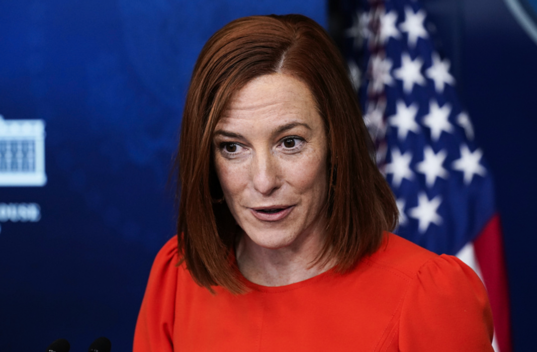 Vita husets pressekreterare Jen Psaki.