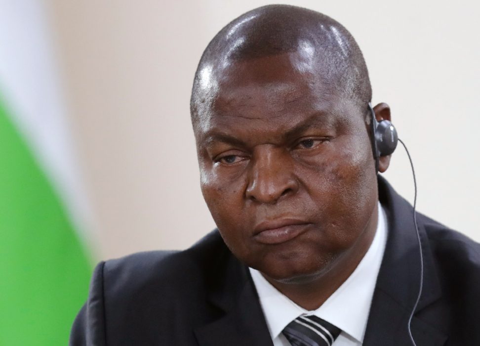 Centralafrikanska republikens president Faustin-Archange Touadéra.