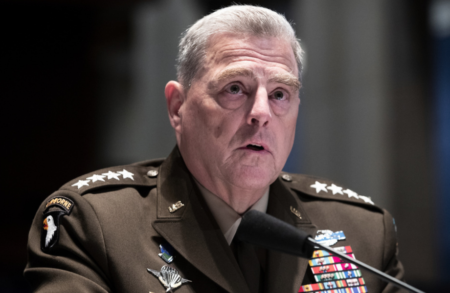 General Mark Milley, ordförande i USA:s högsta försvarsråd.
