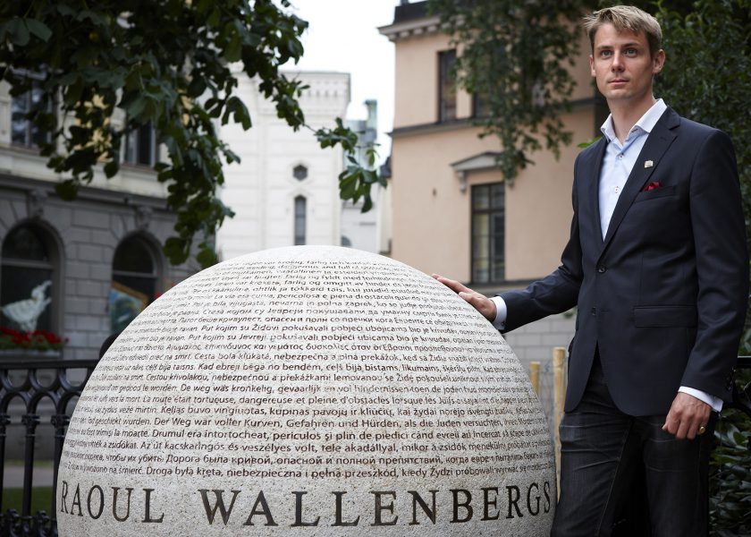 Söndagen den 17 januari deltar Michael Wernstedt, barnbarn till Raul Wallenbergs syster, i en minnesceremoni.