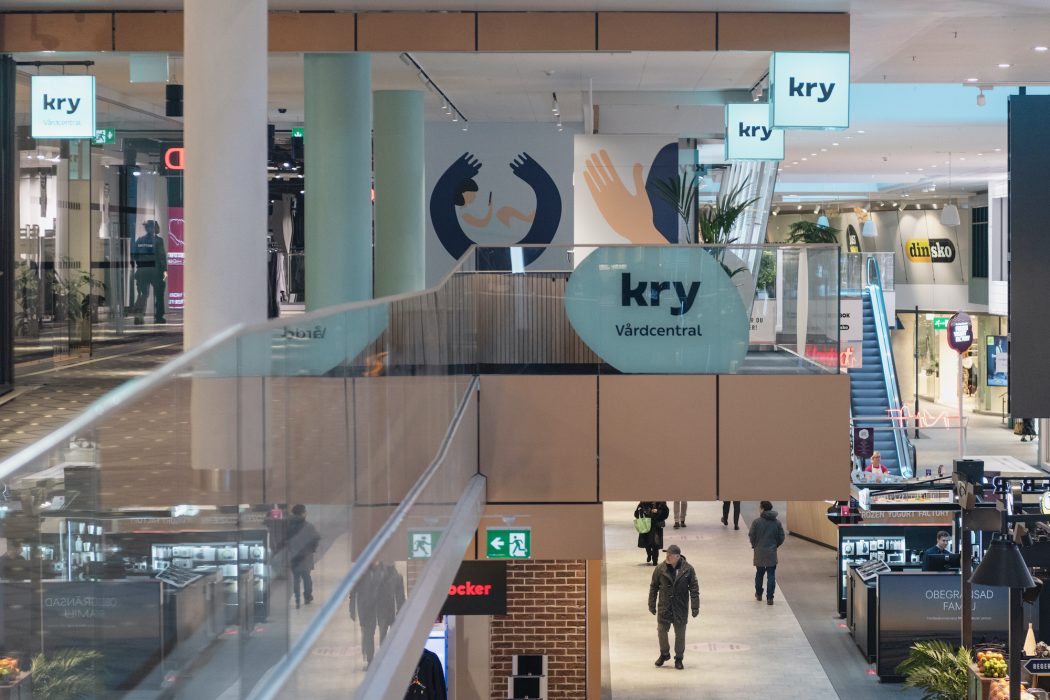 Krys vårdcentral i Gallerian i centrala Stockholm.