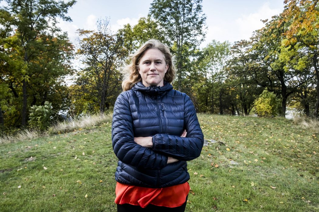 Hållbarhetsforskaren Line Gordon ser flera risker som den globala uppvärmningen medför.