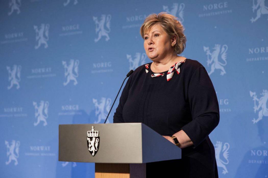 Norges statsminister Erna Solberg.