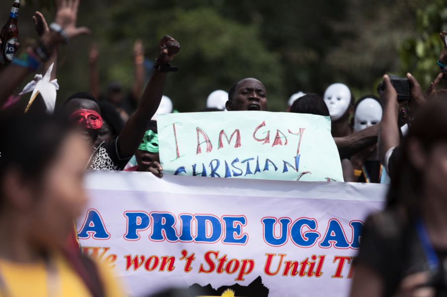 Pride är ett utsatt evenemang i Uganda, polis har flera gånger gjort nedslag mot hbtq-aktivister som deltagit.