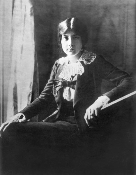 Lili Boulanger strax innan hon gick bort alldeles för ung 1918.