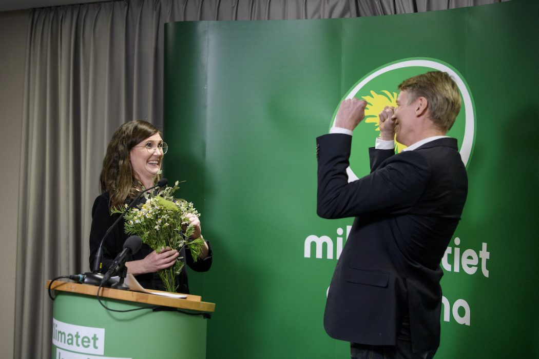 Arkivbild från 31 januari när Märta Stenevi valdes till Nytt språkrör för MP.