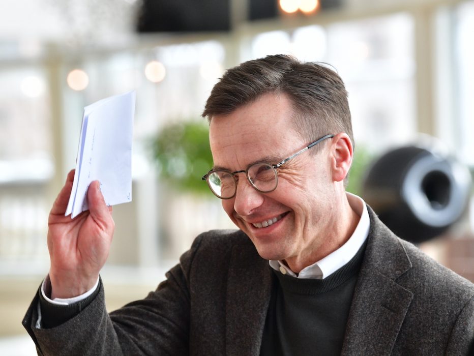 Moderatledaren Ulf Kristersson har kunnat glädja sig åt stigande opinionssiffror det senaste året.