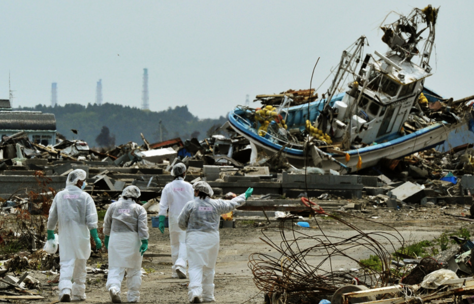 Jordbävningen orsakade en tsunami och kärnkraftsolyckan i Fukushima.