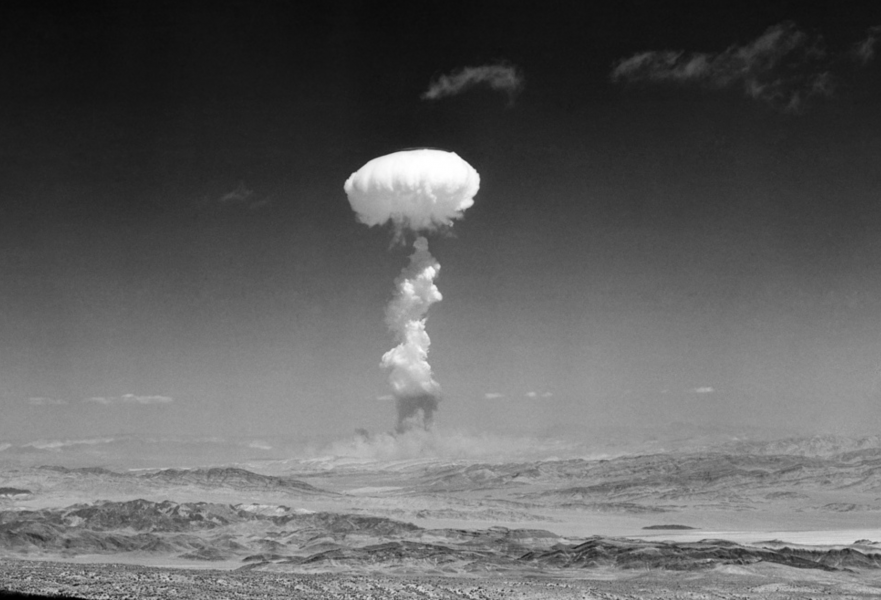 Ett amerikanskt kärnvapentest 1952.