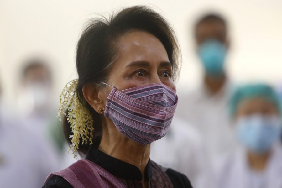 Aung San Suu Kyi.