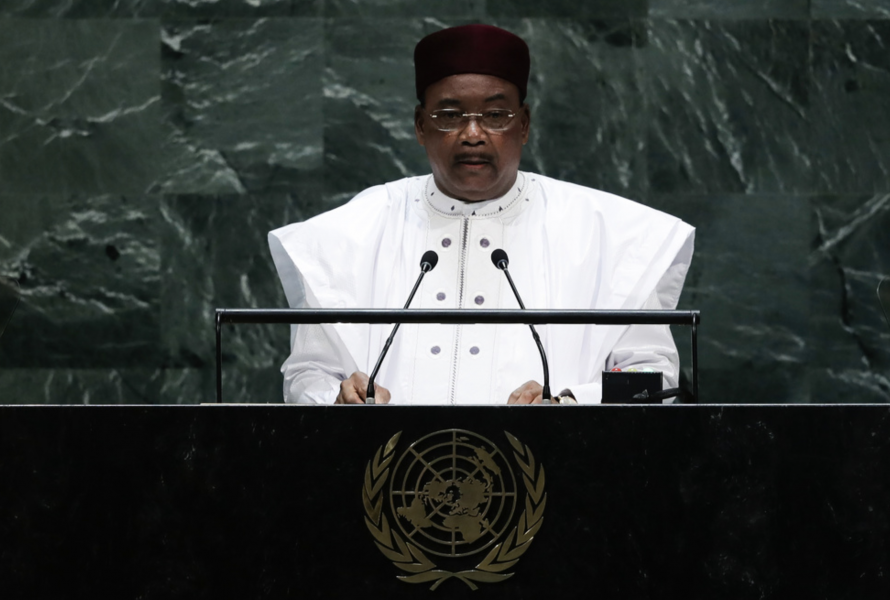 Nigers sittande president Mahamadou Issoufou.