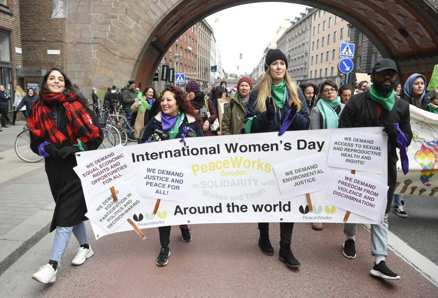 Den 8 mars uppmärksammas som vanligt Internationella kvinnodagen.